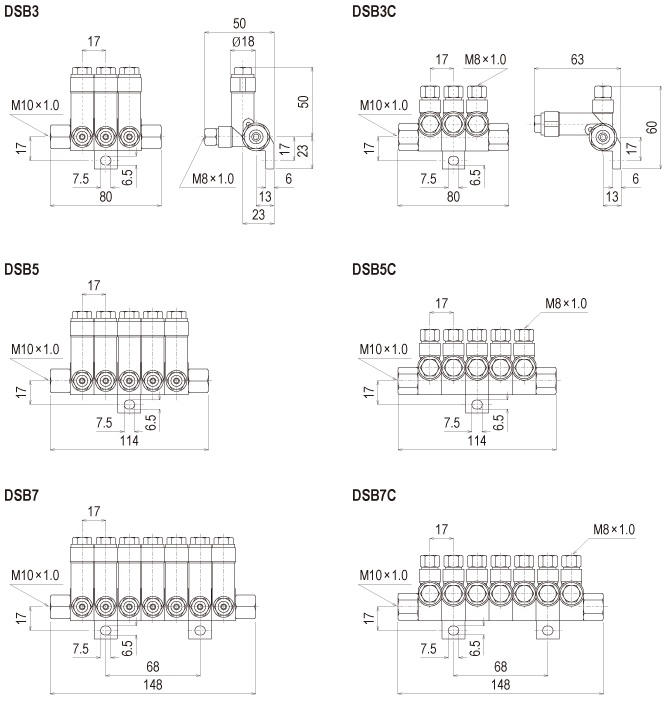 DSA, DSB Dester Block